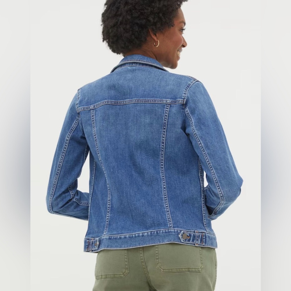 Fat Face light blue denim jacket - Tasha Denim Jacket - Size 6 - Picture 3 of 11